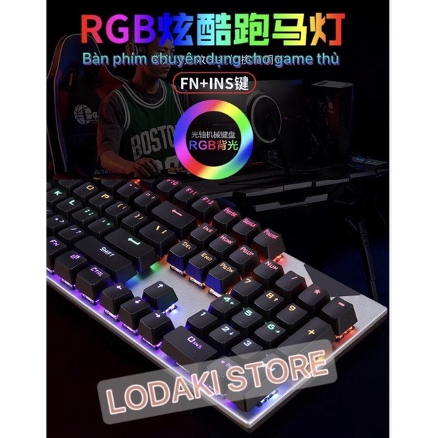 Bộ Bàn Phím Và Chuột Cơ Forev Fv-609 Cao Cấp