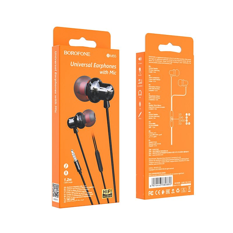 Tai nghe có dây Borofone BM65